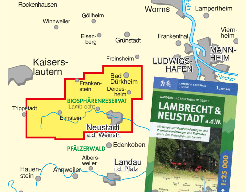 Lambrecht & Neustadt Wanderkarte 1:25.000
